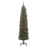 Albero di Natale artificiale con 300 LED Verde 180 cm
