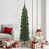 Albero di Natale artificiale con 300 LED Verde 180 cm