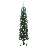 Albero di Natale artificiale con 300 LED Verde 180 cm