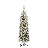 Albero di Natale artificiale con 150 LED Verde 150 cm
