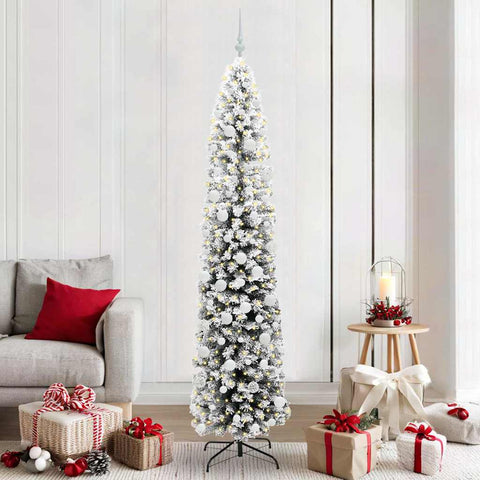 Albero di Natale artificiale con 300 LED Verde 210 cm