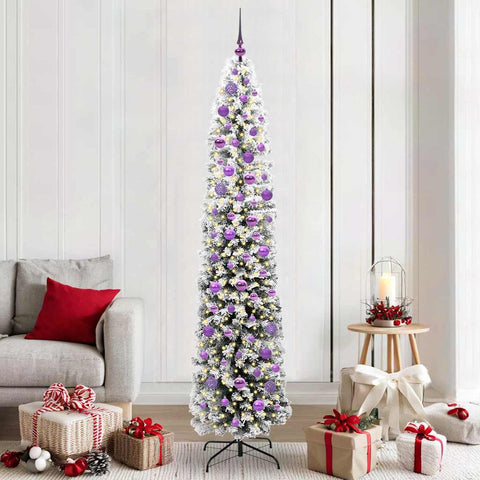 Albero di Natale artificiale con 300 LED Verde 210 cm