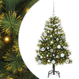 Albero di Natale artificiale pieghevole con coni Verde 150 cm