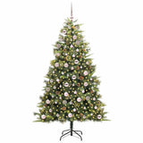 Albero di Natale artificiale pieghevole con coni Verde 180 cm
