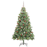 Albero di Natale artificiale Verde 240 cm PVC e Metallo