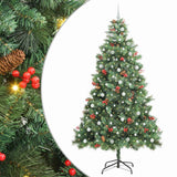 Albero di Natale artificiale Verde 240 cm PVC e Metallo