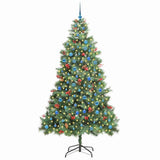 Albero di Natale artificiale Verde 240 cm PVC e Metallo