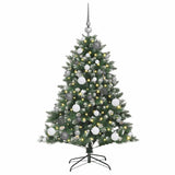 Albero di Natale artificiale con 150 LED Verde 120 cm