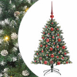 Albero di Natale artificiale con 150 LED Verde 120 cm