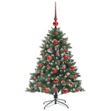Albero di Natale artificiale con 150 LED Verde 120 cm