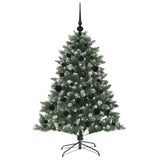 Albero di Natale artificiale con 150 LED Verde 120 cm
