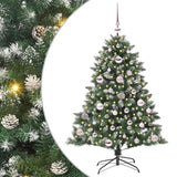 Albero di Natale artificiale con 150 LED Verde 120 cm