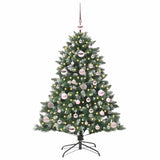 Albero di Natale artificiale con 150 LED Verde 120 cm
