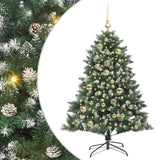 Albero di Natale artificiale con 150 LED Verde 120 cm