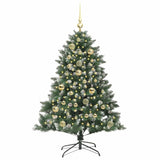 Albero di Natale artificiale con 150 LED Verde 120 cm