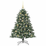 Albero di Natale artificiale con 150 LED Verde 120 cm