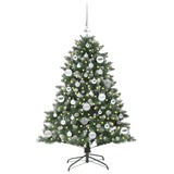 Albero di Natale artificiale con 150 LED Verde 120 cm