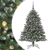Albero di Natale artificiale con 150 LED Verde 120 cm