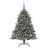 Albero di Natale artificiale con 150 LED Verde 120 cm