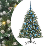 Albero di Natale artificiale con 150 LED Verde 120 cm