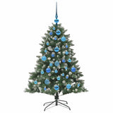 Albero di Natale artificiale con 150 LED Verde 120 cm