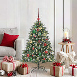 Albero di Natale artificiale con 150 LED Verde 120 cm
