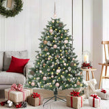 Albero di Natale artificiale con 150 LED Verde 150 cm