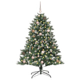 Albero di Natale artificiale con 150 LED Verde 150 cm