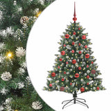 Albero di Natale artificiale con 150 LED Verde 150 cm