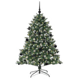 Albero di Natale artificiale con 150 LED Verde 150 cm