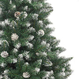 Albero di Natale artificiale con 150 LED Verde 150 cm