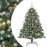 Albero di Natale artificiale con 150 LED Verde 150 cm