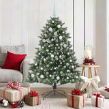 Albero di Natale artificiale con 150 LED Verde 150 cm