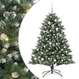 Albero di Natale artificiale con 150 LED Verde 150 cm