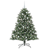 Albero di Natale artificiale con 150 LED Verde 150 cm
