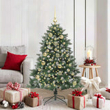 Albero di Natale artificiale con 150 LED Verde 150 cm