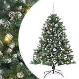 Albero di Natale artificiale con 150 LED Verde 150 cm