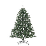 Albero di Natale artificiale con 150 LED Verde 150 cm