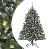 Albero di Natale artificiale con 150 LED Verde 150 cm