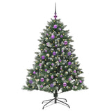 Albero di Natale artificiale con 150 LED Verde 150 cm