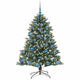 Albero di Natale artificiale con 150 LED Verde 150 cm