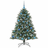 Albero di Natale artificiale con 150 LED Verde 150 cm