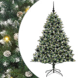 Albero di Natale artificiale con 300 LED Verde 180 cm
