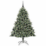 Albero di Natale artificiale con 300 LED Verde 180 cm