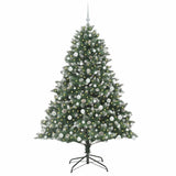 Albero di Natale artificiale con 300 LED Verde 180 cm