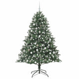 Albero di Natale artificiale con 300 LED Verde 180 cm
