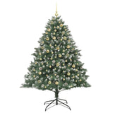 Albero di Natale artificiale con 300 LED Verde 180 cm