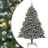 Albero di Natale artificiale con 300 LED Verde 180 cm
