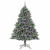 Albero di Natale artificiale con 300 LED Verde 180 cm
