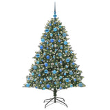 Albero di Natale artificiale con 300 LED Verde 180 cm